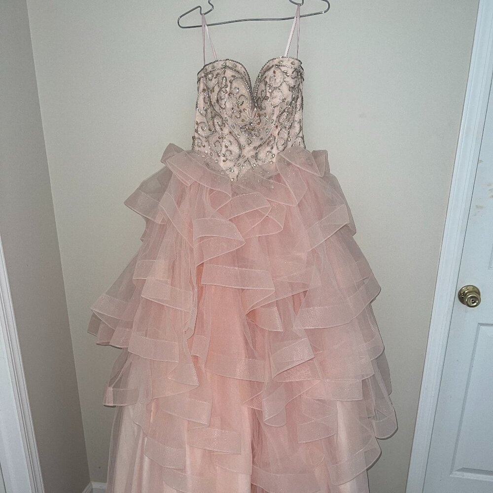 Blush Pink Party Dress
